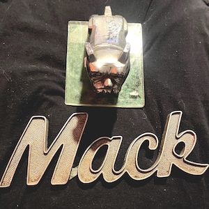 Vintage Style Metal Sign Mack Trucks Bulldog Man Cave / Man