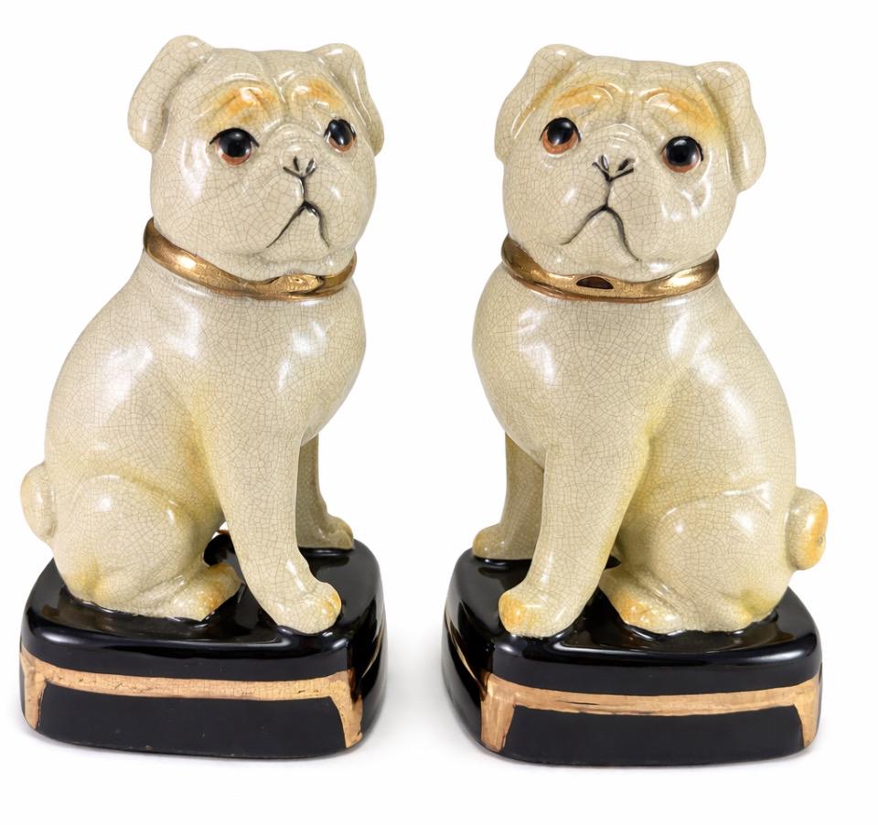 工芸品 Vintage Takahashi bookends bulldog Takahashi Bookends - Etsy
