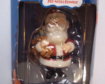Santa Claus With Toy SACK Misfit Toys Rudolph Ornament Enesco CVS, BOX 2004