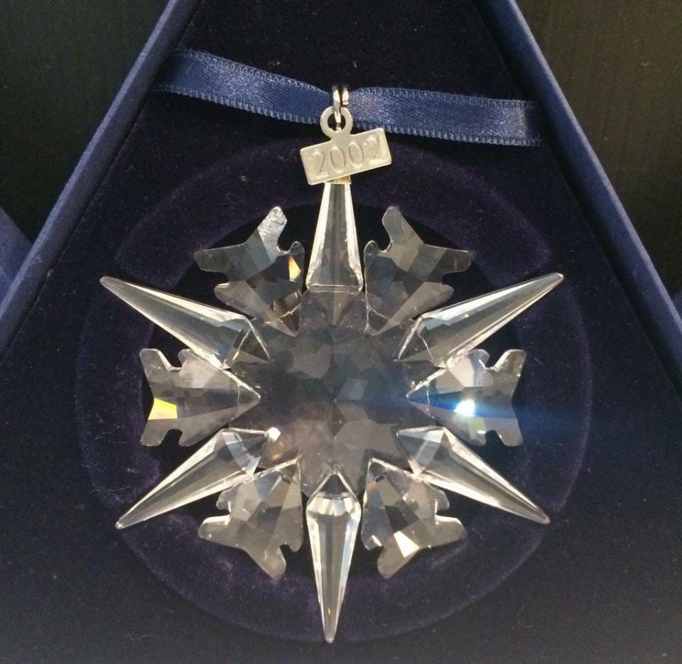 Swarovski Ornament 2002 - Etsy