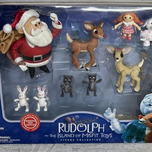 2001 Rudolph and the Island of Misfit Toys Figurine Collection.. looks like NIB