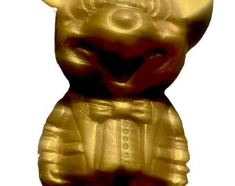 Vintage Brass Mickey Mouse Figurine, Paperweight