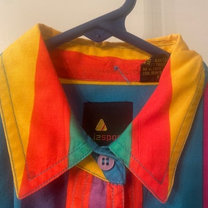 Vintage 80s Liz Sport Size S stripped shorts and shirt