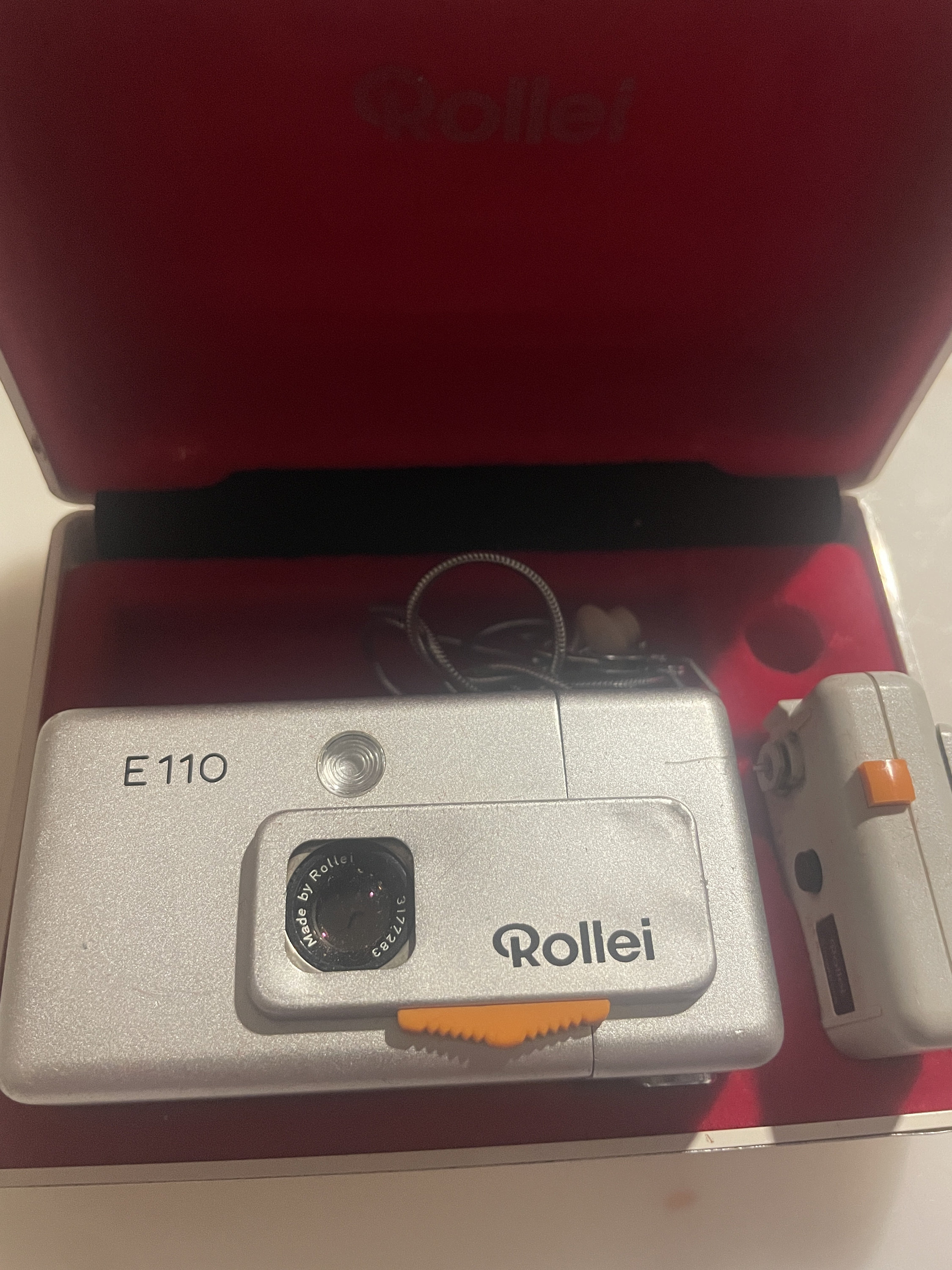 Rollei A110 Pocket Camera-Vintage 110 Film Camera plus flash attachment