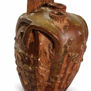 Handmade Ceramic Anatomical Heart Sculpture – Dripping Glaze Gothic Decor – Unique Pottery Art Piece – Dark Academia Home Decor