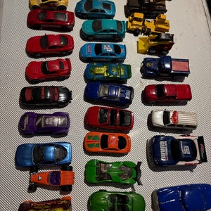 28 die cast cars, trucks- matchbox various years, styles, sports cars, emergency vehicles, dixie - free shipping in continental USA