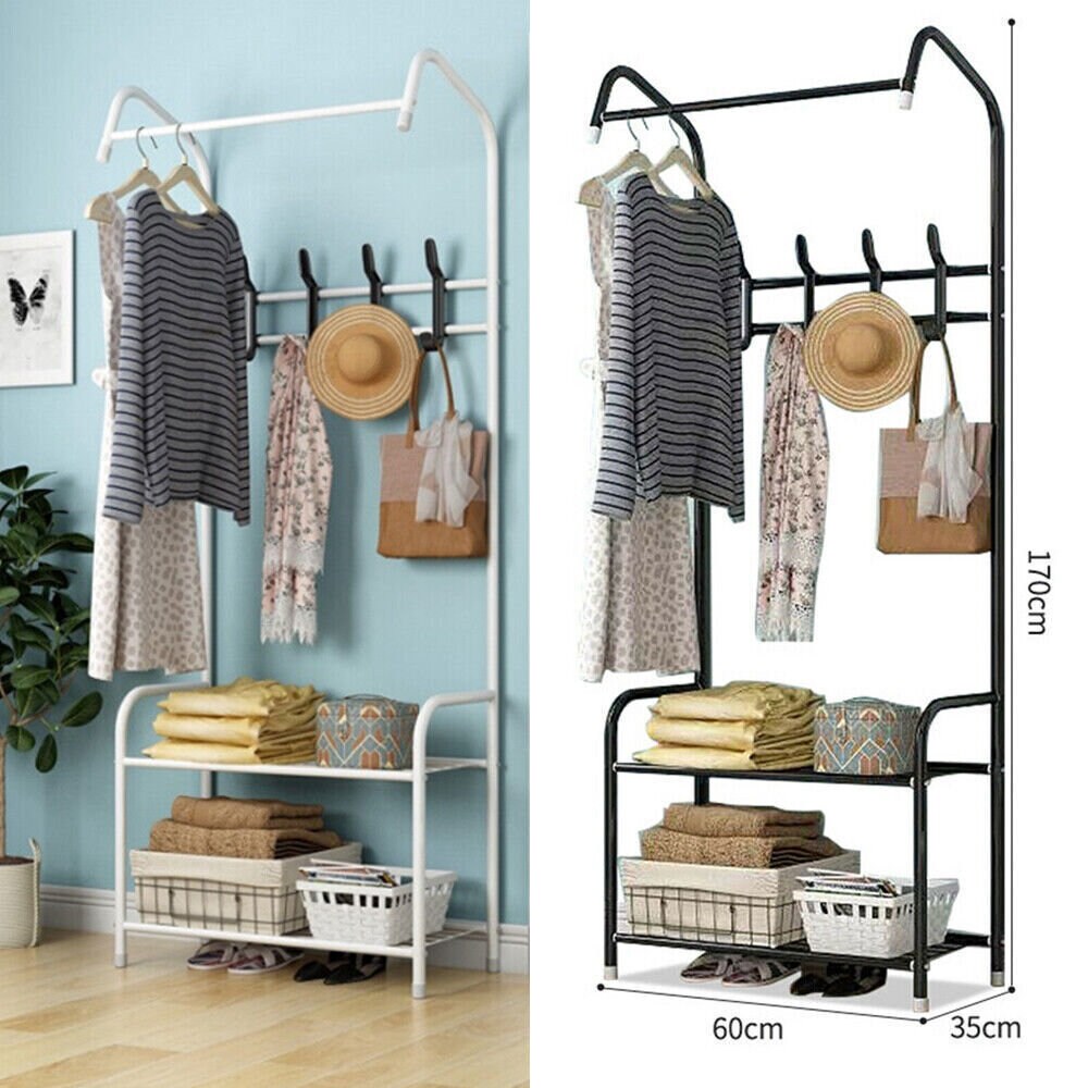 Clothes Rail Rack Garment Hanging Display Stand Coat Hat Shoe Etsy UK