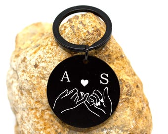 PREMIUM keychain personalized with engraving