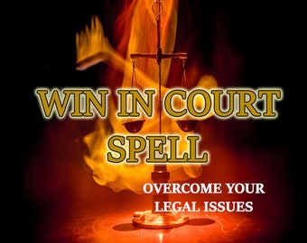 Win in Court Spell, Win Your Court Case With Powerful Black Magic, Get Justice, Overcome Legal Issues, Avoid Jail or Prison, Win Lawsuits