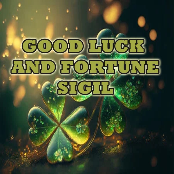 Good Luck Sigil, Attract Good Luck and Fortune With This Magical Sigil, Ultimate Luck Sigil, Good Fortune and Wealth with Magickal Rituals
