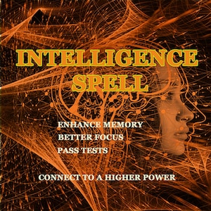 Intelligence Spell Casting, Unlock Your Brain&#39;s Power with this Potent Intelligence Spell for Improved Memory and Learning, Boost Your Focus