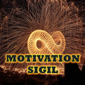 Motivation Sigil, This Sigil Ignites Motivation And Drive, Helping You Stay Focused And Committed To Your Goals And Aspirations