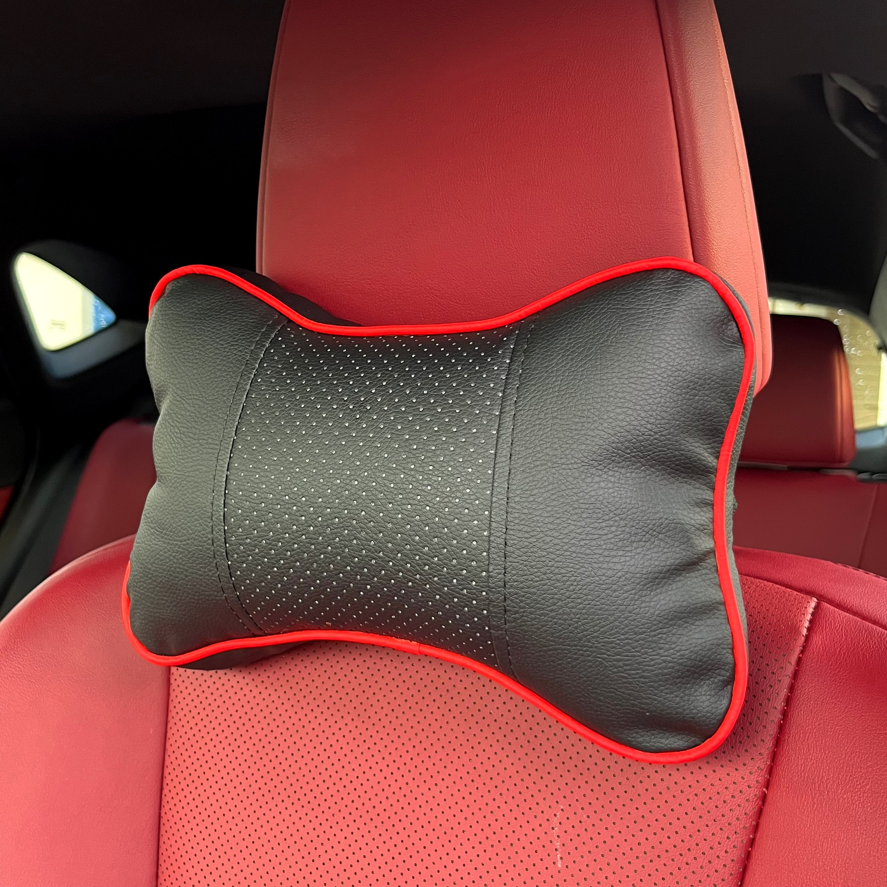 Car Seat Headrest Pillow Neck Lumbar Support Pillow For Car Travel