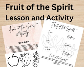 Fruit of the Spirit Ausmalbilder