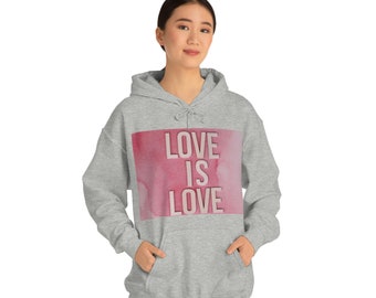 LOVE IS LOVE Unisex Heavy Blend Hooded Sweatshirt