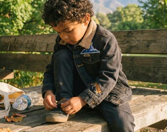 Kid's 'Armed for Oregon' Upcycled Levi’s® Denim Jacket- Kid's 5T