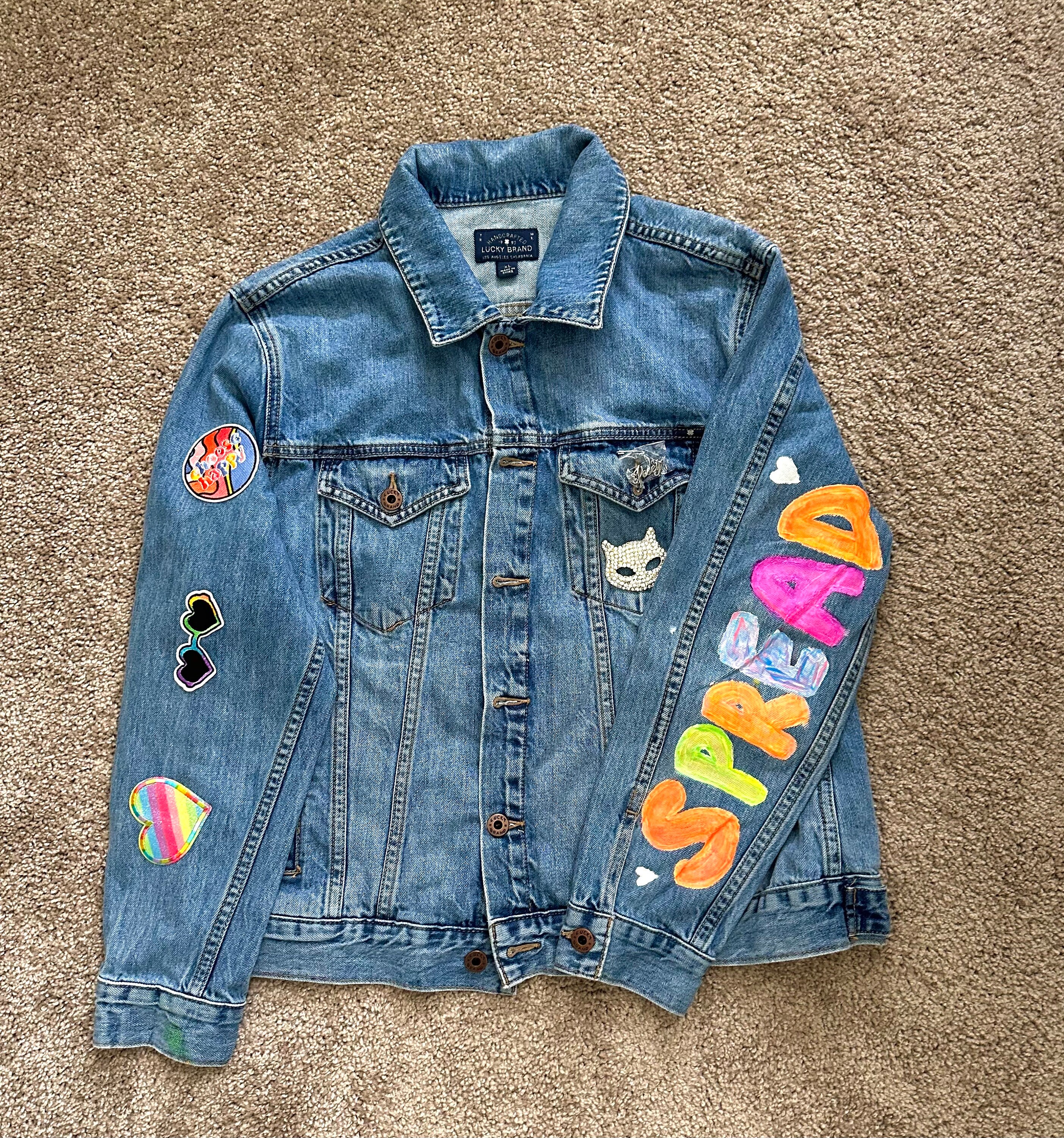 カナ！PRIDE刺繍デザインジャケット カナ様専用！PRIDE刺繍デザインジャケット