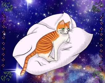 Manga Postcard #2 - Manga Dreams by Paul - Artist Verena Hess