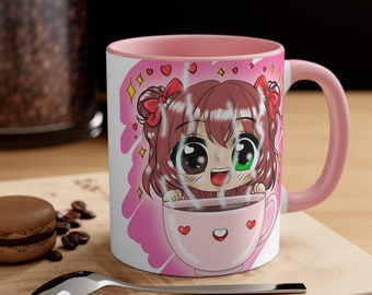 Valentine's Day Mug - 'I love you more than my morning coffee and that really says a lot!' - Colorful and full of character, 11oz