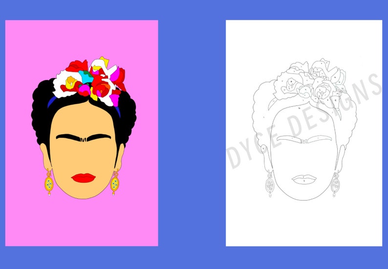 Custom Colorbynumber Coloring Art Etsy