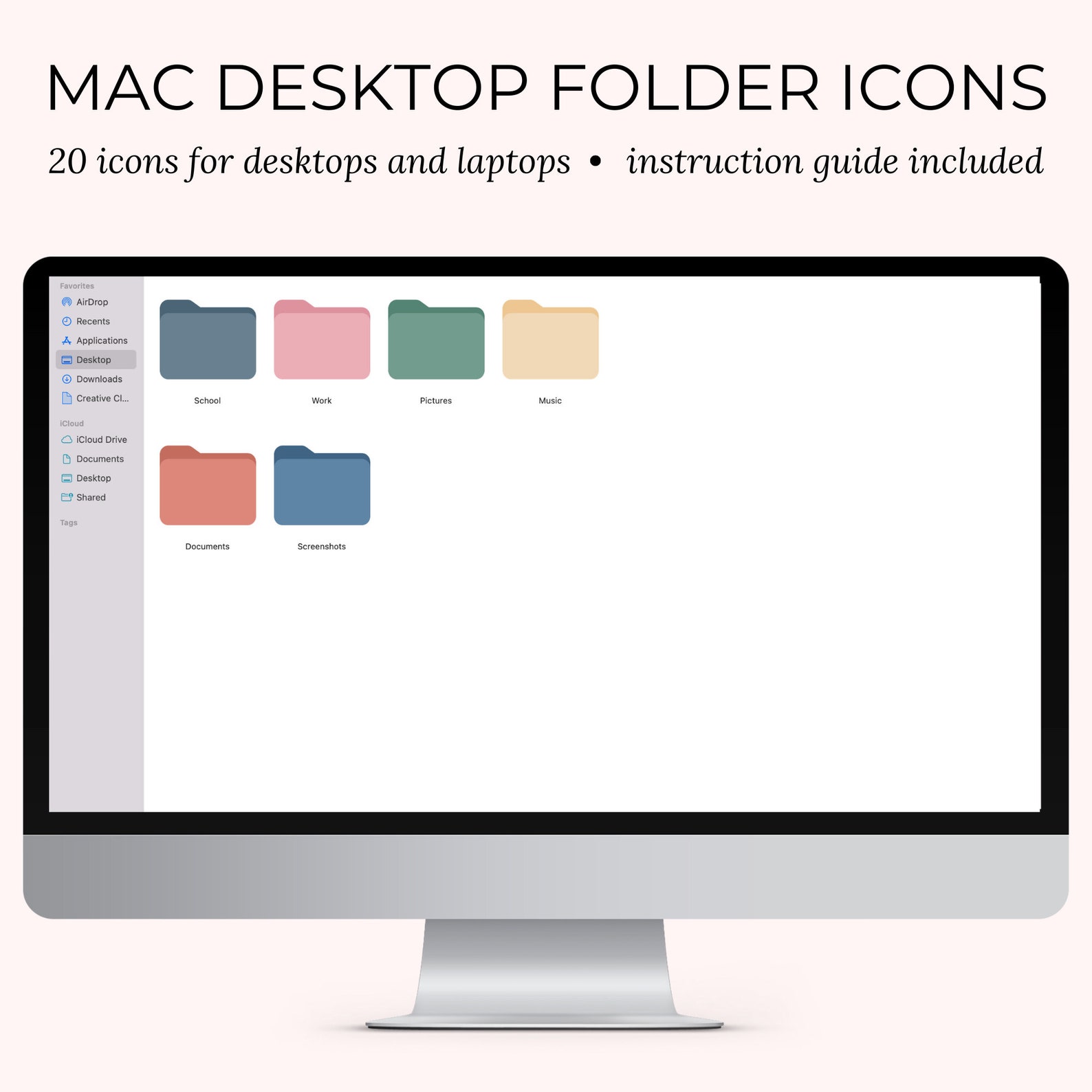 Mac Folder Icons Customisable Icons for Mac Desktops & Laptops ...