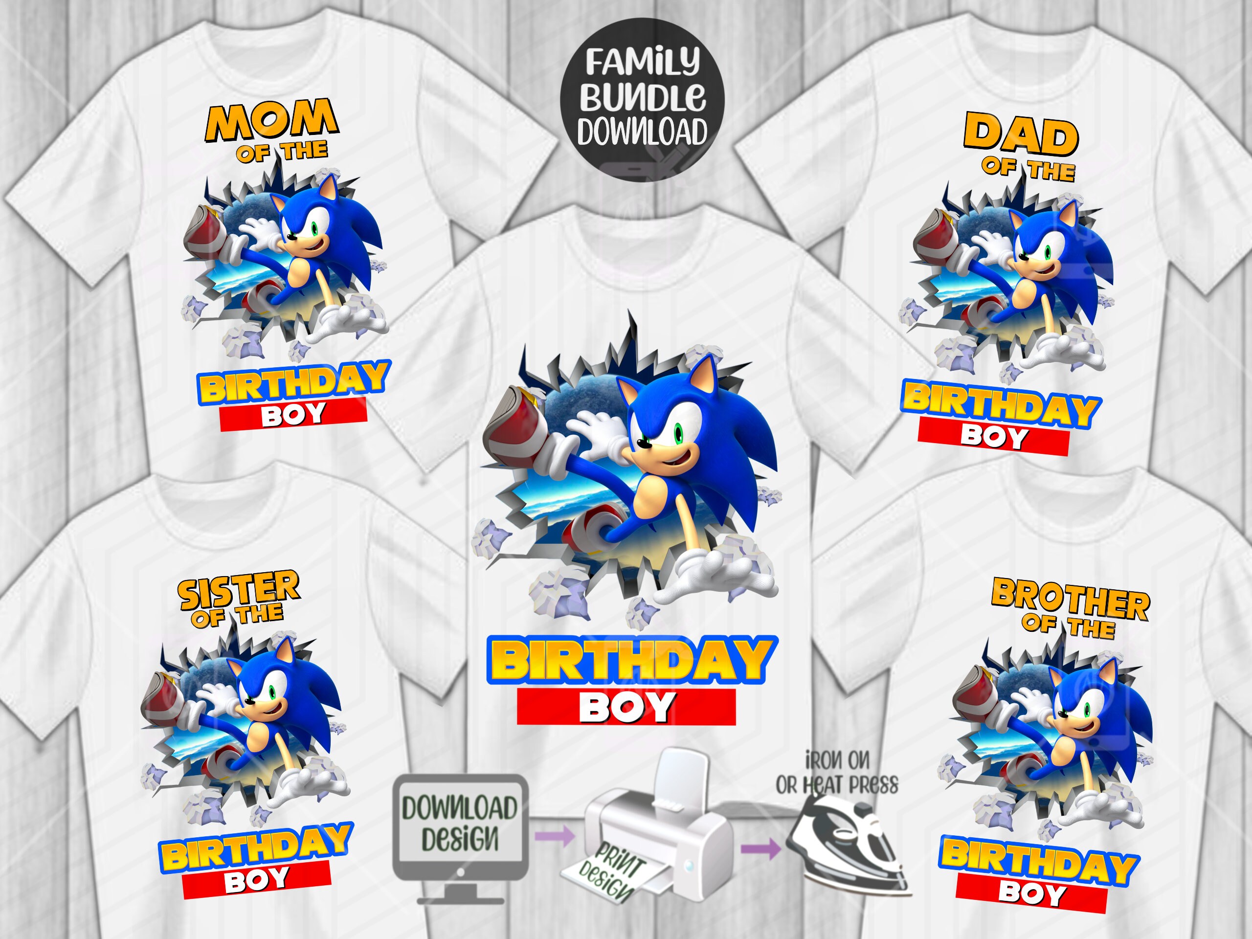 Sonic Shadow T Shirt Iron on Transfer Decal #19