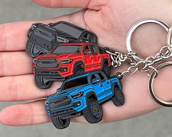 Toyota Tacoma Accessoires Sleutelhanger 3e Gen Truck TRD 2016-2023 Perfect cadeau Sleutelhanger Speelgoed Cadeaus voor autobezitters, mannen en vrouwen