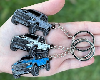 Dodge RAM Keychain 1500  RAM Accessories - Officially Licensed - Ram 2500 Toy Truck Key Chain Mods 2022 2023 2024