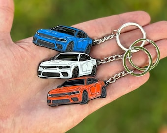 DODGE Charger Keychain - Officially Licensed - Dodge Accessories SRT Toy Car –  Men Gifts Official Merch