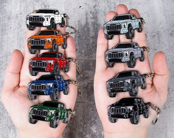 Tundra Accessories Metal Tundra Keychain 2024 2023 - Schlüsselanhänger Fob Abdeckung Ring Schlüsselanhänger Spielzeug Geschenk LKW