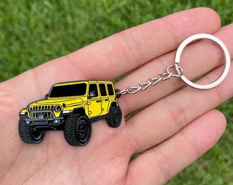 thumbnail image 2 of Officially Licensed Jeep Gladiator Metal Keychain – Limited Edition Engraved Fob 2 of 6