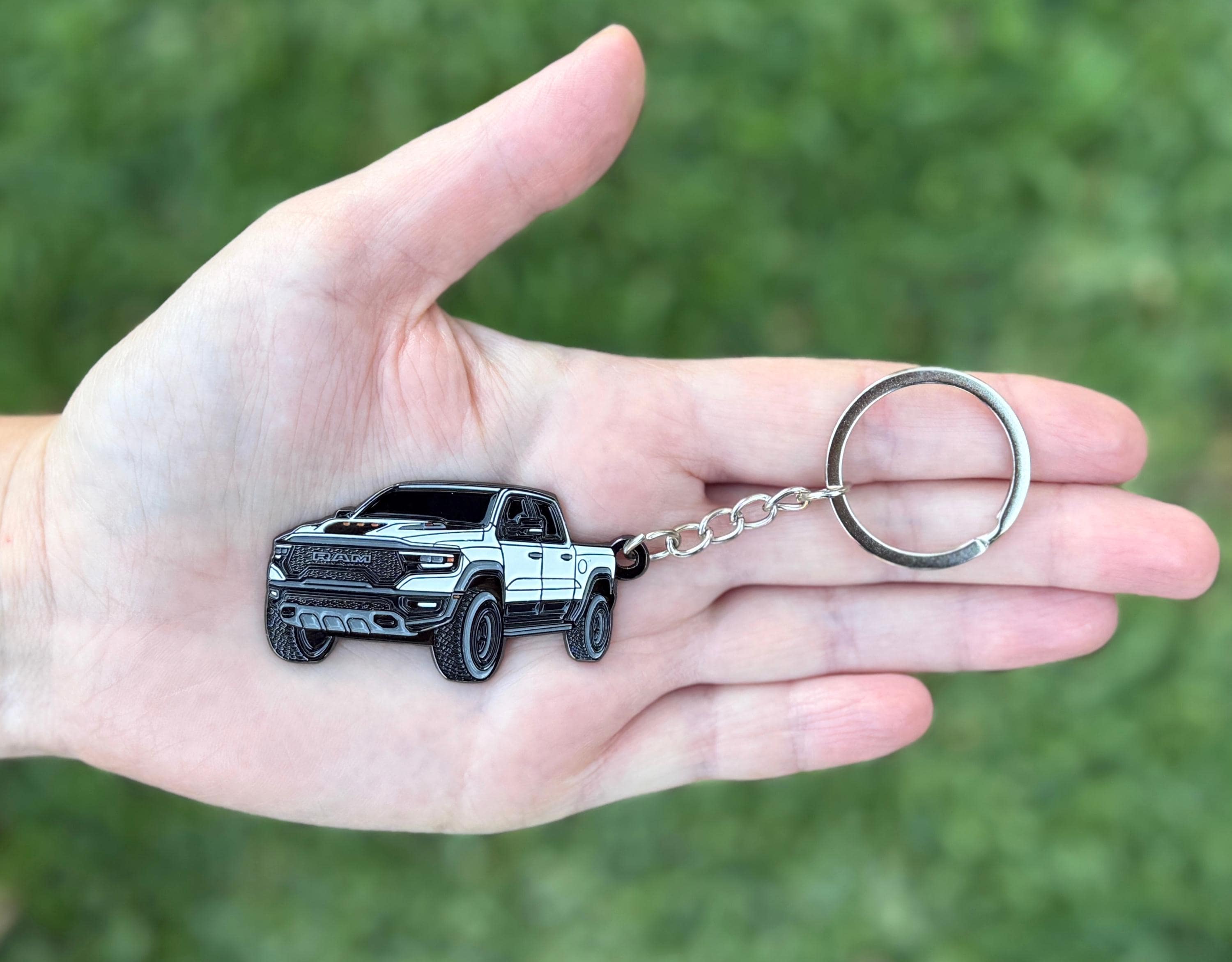 Dodge Ram Licensed Canvas Strap Keychain – PlastiColor – Official Merch
