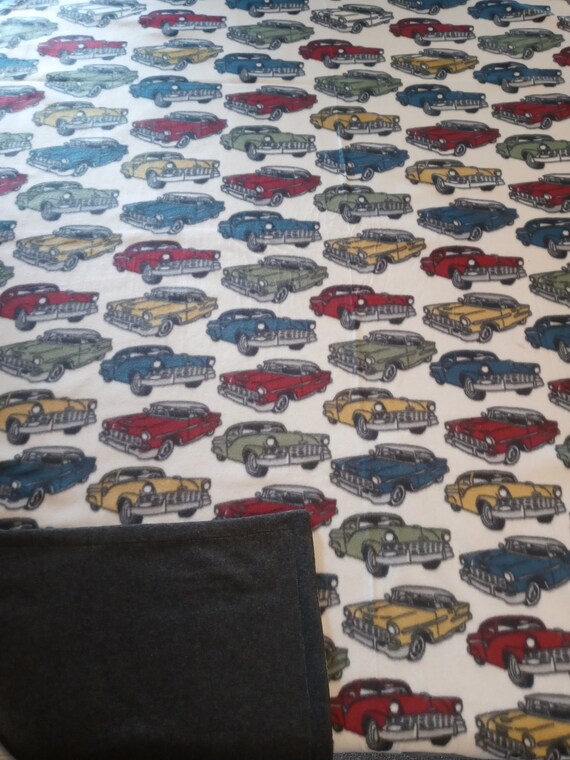 Fleece Sewn Blanket Handmade Vintage Car Blanket Double Thick Fleece Sewn Blanket Collector Car Blanket Classic Car Blanket Car Throw Etsy