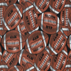 Football Fleece Tie Blanket: Game Day Stadium Throw