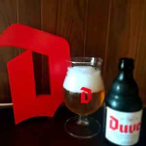 Logotipo Duvel Led personalizable: deja que tu espacio brille con un toque de magia belga