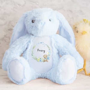 Custom Text Stuffed Animal, Personalised Teddy Soft Toy, Personalised Gift for Baby, Present Gift for New Baby, Custom Teddy Bear for Kids