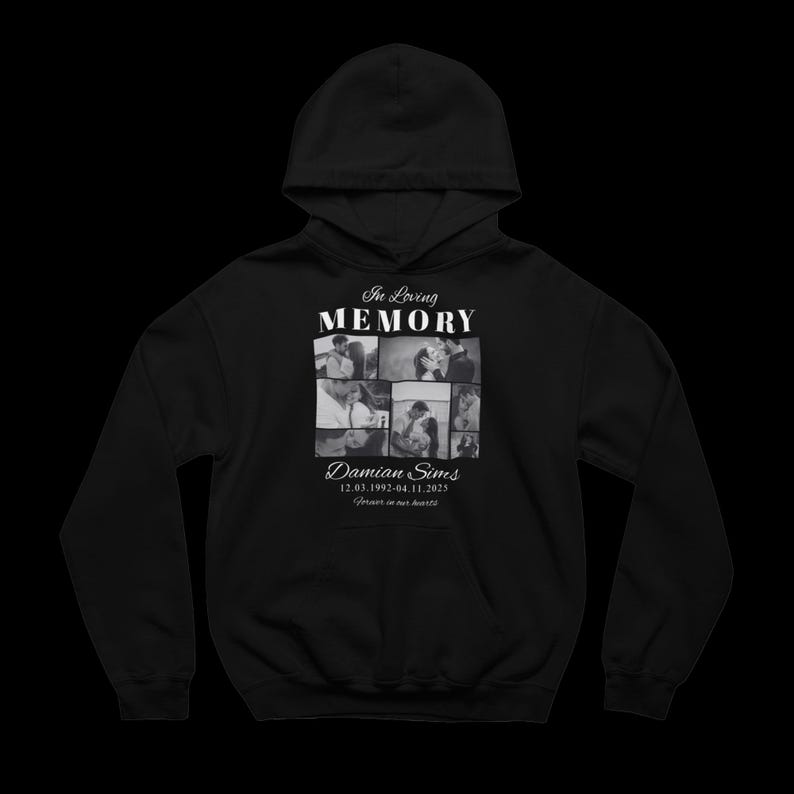 In Loving Memory Unisex Hoodie in Black