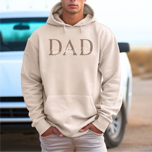 Custom Embroidered Overlapping Dad / Daddy Sweatshirt Hoodie, Personalised Gifts, Name Gift, Father's Day, Gifts for Dad, First Father's day