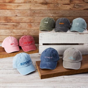 Personalised Cap Gift for Men And Women, Custom Embroidered Hat for Hen And Stag Dos, Custom Baseball Cap Hat, Personalised Hat Lovers Gift