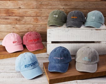 Personalised Cap Gift for Men And Women, Custom Embroidered Hat for Hen And Stag Dos, Custom Baseball Cap Hat, Personalised Hat Lovers Gift