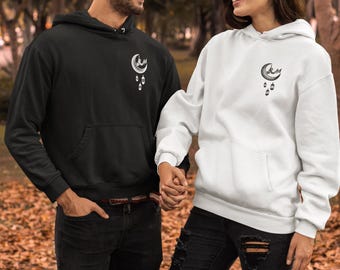 Personalised Eid Mubarak Embroidered Hoodie: Unisex Islamic Gift
