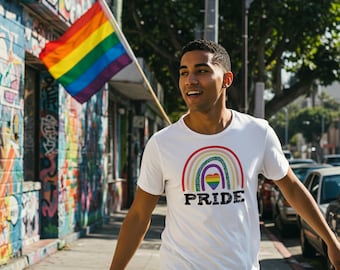 Pride Rainbow Unisex T-Shirt: LGBTQ Celebration Apparel