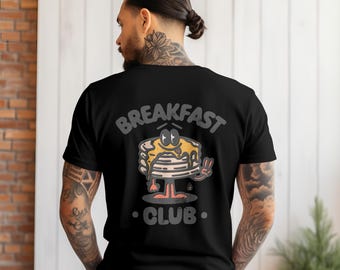 Breakfast Club Pancake T-Shirt: Retro Foodie Tee