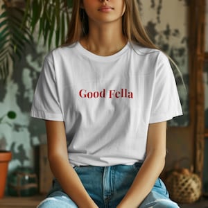 Good Fella Unisex T-Shirt, Retro Good Fella Grafik T-Shirt, Filme T-Shirt Geschenk, Unisex Filme T-Shirt für Männer und Frauen, Film-Liebhaber Geschenk Tee
