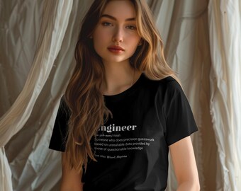 Engineer Definition T-Shirt: Funny Engineering Student Gift