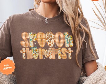Comfort Colors Fall Speech Therapist Shirt, Speech Therapy Tshirt, SLP Gift