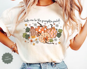 Comfort Colors® Fall Shirt, Pumpkin Shirt, Cute Fall Tee, Pumpkin Fall Shirt, Fall Pumpkin Tshirt, Autumn T-Shirt, Fall Vibes, Fall Clothing