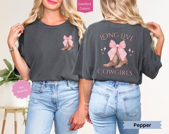 Cowgirl Boots Shirt, Country Concert T shirt, Western Graphic Tee for Women, Trendy Oversized Shirt, Cute Country Shirt, Coquette Bow Shirt