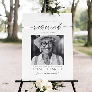 Funeral Photo Sign Templates, Funeral Welcome Sign, Celebration Of Life, In Loving Memory, Editable Memorial Poster Size, Instant Download
