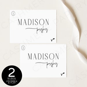 Wedding Place Cards With Food Icon, Wedding Place Cards With Food Choice, Place Cards For Food Option, Food Choice Place Card, Templett